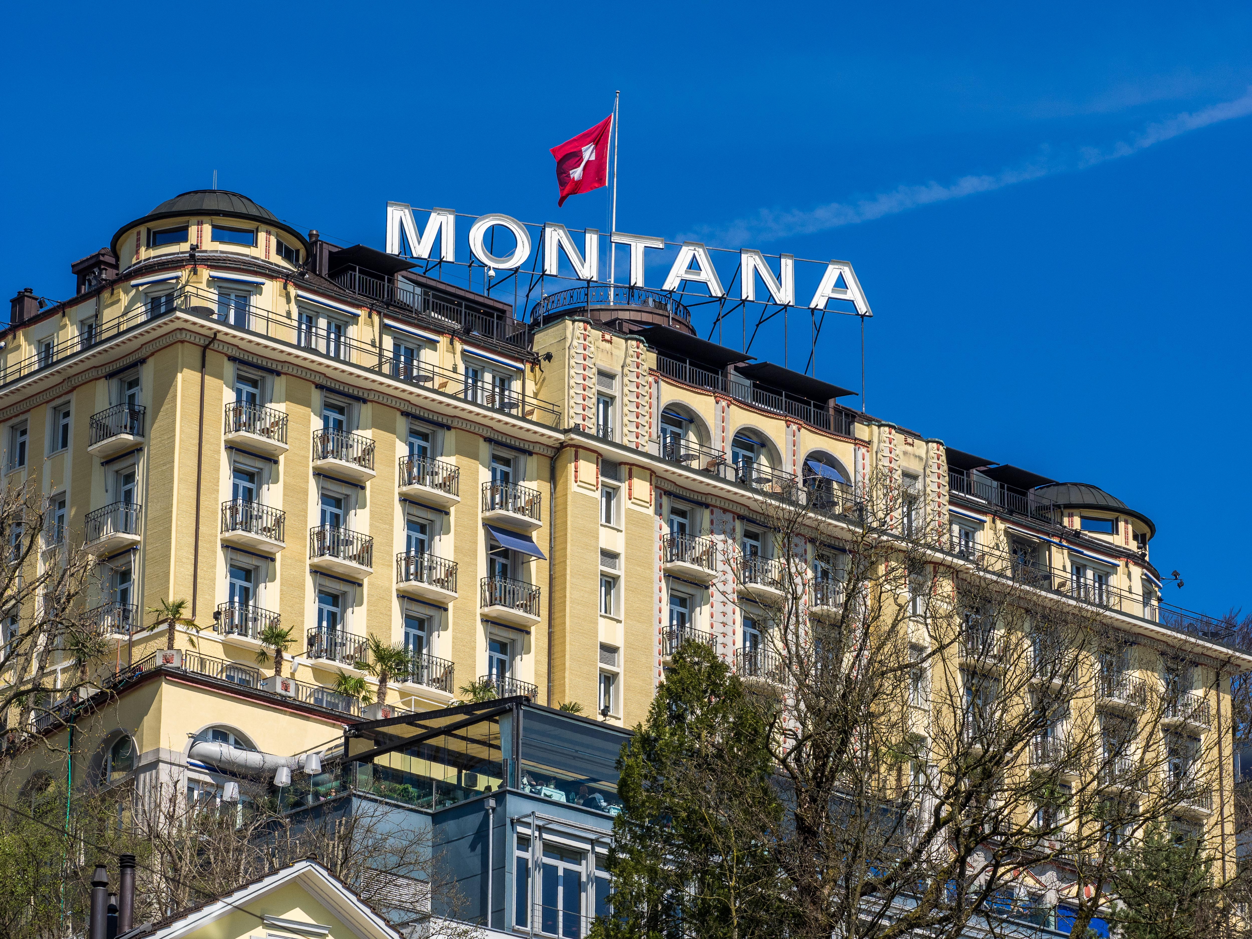 Art Deco Hotel Montana Luzern Exterior photo